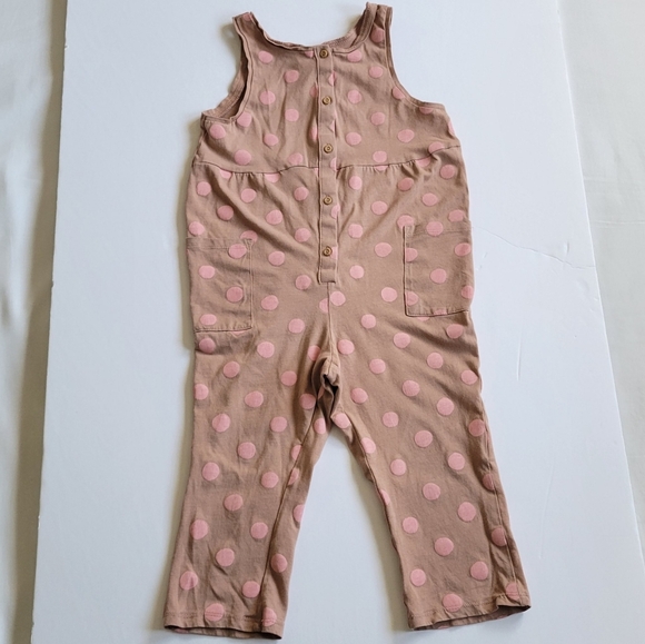 H&M Cotton Polka-Dot Romper Suit. - Picture 3 of 5